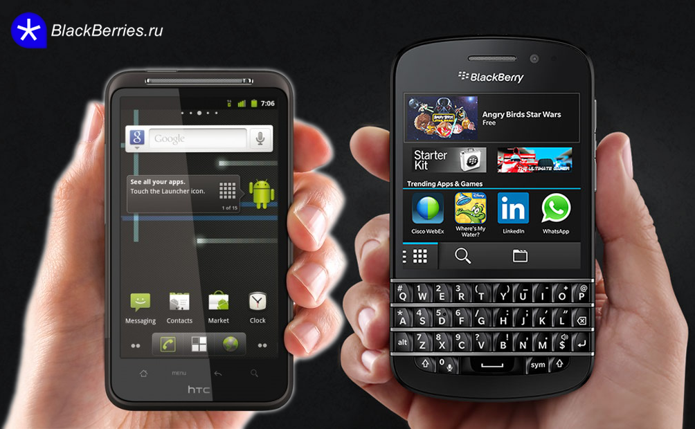 Разблокировка blackberry at t