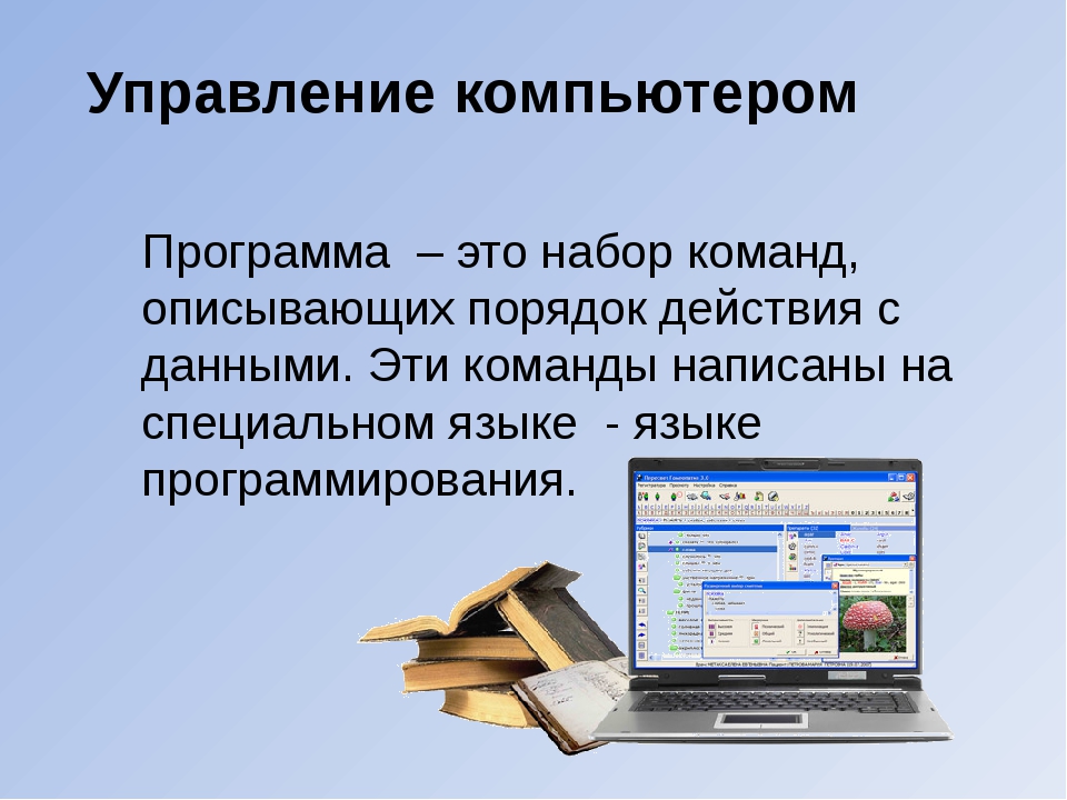 Научиться работать на компьютере для начинающих. Программы для компьютера. Компьютерная программа это в информатике. Программы для информатики. Программа по информатике 5 класс управление компьютером.