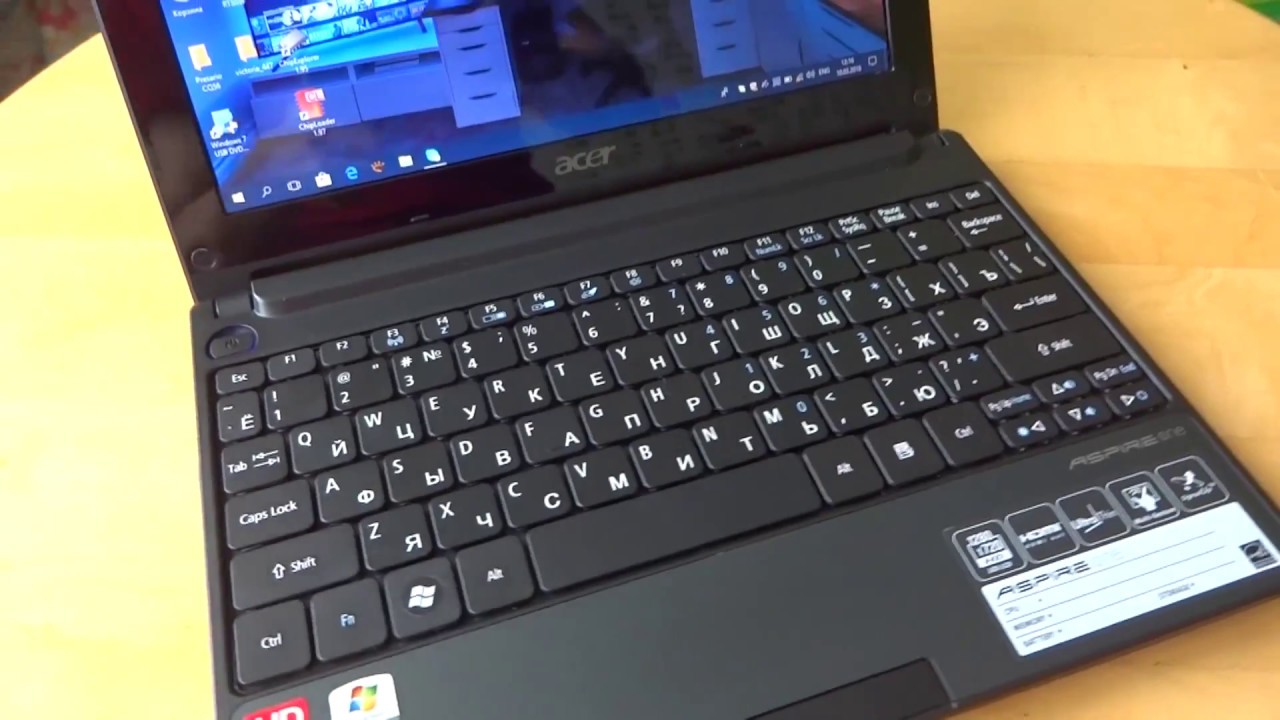 Как разобрать нетбук acer aspire one 522