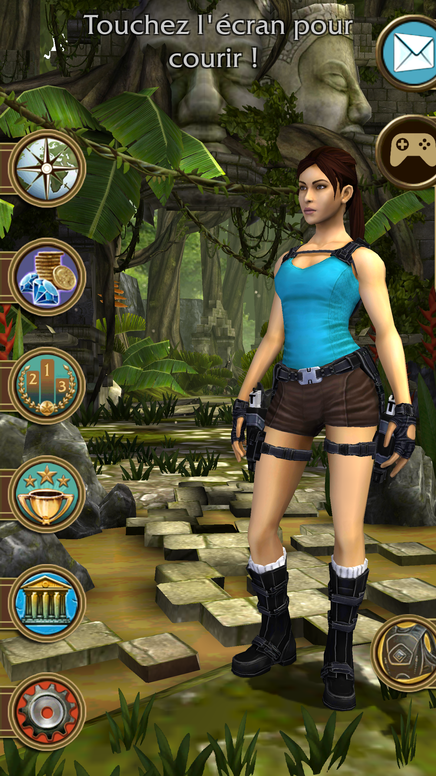 Как зайти в игру андроид. Lara Croft: Relic Run. Игры на андроид.