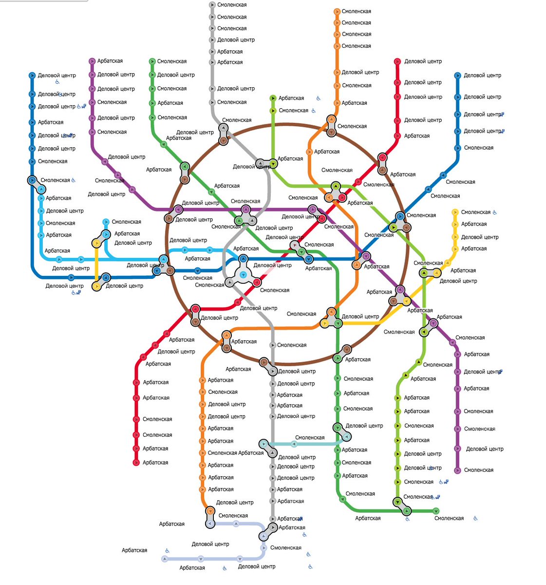 Московский метрополитен схема действующая с расчетом времени