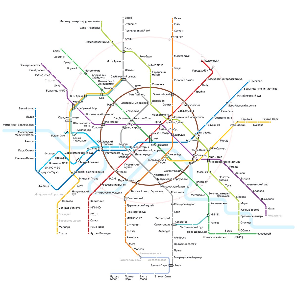 Новая карта метро спб с расчетом времени