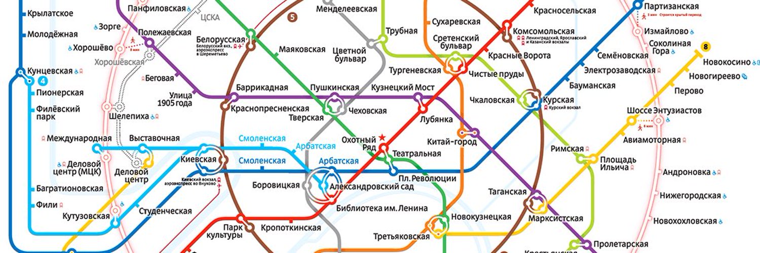 Схема метро москвы метро чкаловская - 97 фото